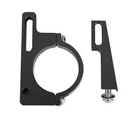 Abrazadera del Cambio Delantero Aleación de Aluminio Adaptador de Cambio de Bicicleta de Carretera Ultraligero Accesorio de reemplazo de Ciclismo Ajustable(Negro)