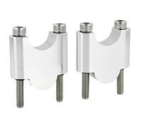 Abrazadera Elevación Compatible Con Para Nx650 1988-2003 Para Slr650 1996-1999 22mm 7/8" Elevadores De Manillar De Motocicleta(Silver,40mm)