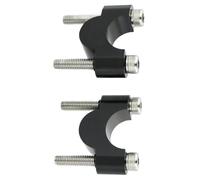Abrazadera Elevación Compatible Con Para Xr250r 1979-1990 Para Xr600r 1985-2000 22 Mm 7/8" Elevadores Montaje Manillar De Barra Gruesa Para Motocicleta(Black,20mm)