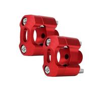 Abrazadera Elevador elevar Manillar Adaptador De Elevadores De Manillar, 22mm, 28mm, 7/8 ", Abrazadera para Manillar De Motocicleta, 1 Par, Abrazaderas De Barra para Motocicleta Todoterreno