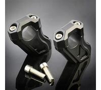 Abrazadera elevadora Abrazadera de Barra de Manillar Elevador de Montaje de Manillar extendido Elevado para R Nine t R9T 2014 2015 2016 2017 2018(Negro)