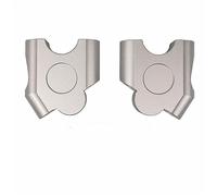 Abrazadera elevadora Accesorios para Motocicleta, Abrazadera de Manillar CNC, Elevador de Montaje de Manillar extendido Elevado para CB650F 2018-2019(Plata)