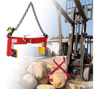 Abrazadera elevadora de tijera ajustable de alta resistencia: herramienta robusta para levantar piedra y hormigón, ideal para transportar bloques, pizar，One Color-Opening 11.8-20.1 in/30-51 cm