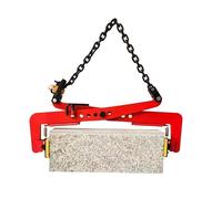 Abrazadera elevadora de tijera ajustable para transporte de piedra y bloques de hormigón resistente, ideal para construcción de carreteras y manejo de granito