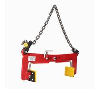 Abrazadera elevadora de tijera ajustable resistente para un manejo y transporte seguros de bloques de hormigón, losas de pavimento y piedras de granito