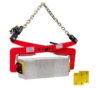 Abrazadera elevadora de tijera ajustable resistente para un manejo y transporte seguros de bloques de hormigón y losas de granito, solución de elevación vertical con capacidad de 328 kg