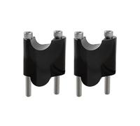 Abrazadera elevadora Elevador de Manillar de 2 ", Kits de extensión de Bloque de elevación de Barra de Manillar de Motocicleta CNC para Harley Sportster XL1200X XL1200XS(Negro)