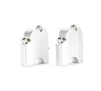 Abrazadera elevadora Elevadores de Manillar Montaje de Abrazadera Elevador Adaptador Motocicleta para Y&amaha Tenere 700 XT700Z(Plata)