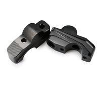 Abrazadera elevadora Kit de Soporte de Adaptador de extensión de Elevador de Manillar de Motocicleta para CRF1100L CB1000R CB650R(Negro)