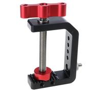 Abrazadera en C para cámara con tornillo de 1/4 pulgadas para cámaras réflex digitales de estudio fotográfico, soporte de luz, barras de escritorio, ganchos, estantes, soporte de aleación de aluminio