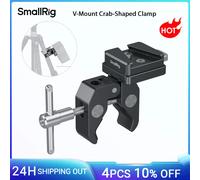 Abrazadera en forma de cangrejo con montaje en V SmallRig, para la mayoría de las baterías con montura en V, rango de sujeción de 15-40 mm para trípodes, soportes de luz -5313 Clamp 5313
