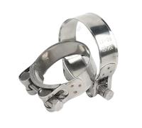 Abrazadera Escape, Abrazadera de Tubo de Escape Abrazadera de manguera de acero inoxidable 304, potente, for escape, aire y agua, sellado duradero, potente resistencia, herramientas de soldadura for r
