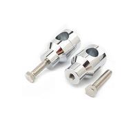 Abrazadera Fija de elevación de Motocicleta de 1 "y 25 MM, Kit de elevadores de Manillar CNC, Montaje para Harley Sportster Dyna Estable(Champagne)