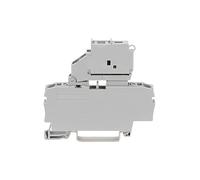 Abrazadera fusible 0,25-2,5qmm gris - Bloque de terminales 5x20 mm G-fusible 6A 6,2mm 2002-1611