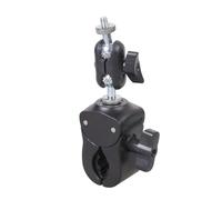 Abrazadera giratoria compatible con tornillos 1/4 que ofrece libertad de 360 grados para cámaras de acción DSLR, transmisiones en vivo en ángulo creativo