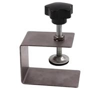 Abrazadera instalación cajón 2 abrazaderas de acero inoxidable for instalación frontal cajón, plantilla for carpintería, clip fijación(Large - 2PCS)