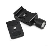 Abrazadera K30 de aleación de aluminio más placa de liberación rápida Qr de 1/4 pulgadas de 30 mm para Benro para Arca para sistemas de trípode suizos con tratamiento de ánodo de mecanizado CNC, altos