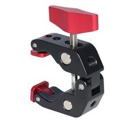 Abrazadera mágica de brazo ajustable de alto rendimiento con hilos de montaje universal 1/4 3/8 y base antideslizante para dispositivos de estudio, soporte de montaje de cámara de aluminio