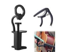 Abrazadera magnética ajustable de 360° para guitarras y ukeleles, diseño portátil y mejorado