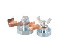 Abrazadera magnética de soldadura con construcción portátil y de hierro que soporta una fijación rápida para conexión a tierra en soldadura, adecuada para múltiples superficies de metal (pequeña +