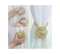 Abrazadera magnética para cortina con forma de flor y elegante hebilla para mosquitera de ventana