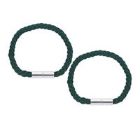 Abrazadera Magnética para Cortina de Columna, Par Verde Elegante | Poliéster y Aleación, Estilo Vintage, Sujeta Visillos y Aporta Decoración para Ventana