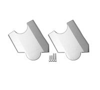 Abrazadera Manillar Adaptador De Montaje Manillar para Motocicleta para XT1200Z Super TENERE 1200 2010-2018 Elevadores Abrazadera Elevadora Adaptador(Plata)