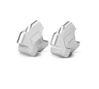 Abrazadera Manillar Elevador De Manillar para Motocicleta para CFMOTO 800MT Soporte Montaje Adaptador(Plata)