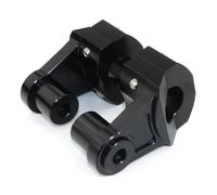 Abrazadera Manillar Elevadores De Manillar para Motocicleta para Road Royal Star Venture Adaptadores Reubicación para Elevar El Adaptador(Negro)