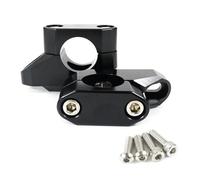 Abrazadera Manillar Elevadores De Manillar para Motocicleta para XVZ1300 Road Royal Star Venture Adaptadores Reubicación para Elevar El Adaptador(Negro)