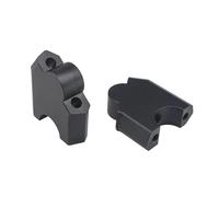 Abrazadera Manillar Moto Kit Soportes Adaptadores Extensión Manillar CNC Motocicletas para Twin para DCT 2016-2020 para África(Black)