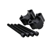 Abrazadera Manillar Moto para MT09 para SP para MT07 para MT03 para MT125 para MT25 T700 Abrazadera Manillar 22 Mm 7/8" con Montaje Barra Elevadora CNC(22mm Black)