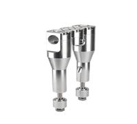 Abrazadera manillar Para 1 En 25mm Montaje Manillar De Motocicleta Abrazadera Elevador Recto 6 ''8'' 10'' 12'' Adaptador