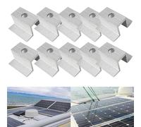 Abrazadera media solar de 3 5 mm de grosor para paneles fotovoltaicos de aleación de aluminio, se adapta a altura de 2550 mm, garantiza una fijación precisa del módulo y resistencia (40 mm)