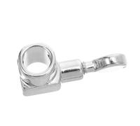Abrazadera Metálica Giratoria para Portaagujas Singer, Tamaño 1 | Metal Plata, Orificio de Montaje 6mm, Tornillo de Aguja, Repuesto Estable para Costura Doméstica