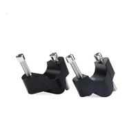 Abrazadera Montaje Elevador Elevador De Manillar para Ducati Multistrada V4 S Rally Pikes Peak 2021 - Soporte De Plataforma Elevadora. Aumenta La Altura del Manillar.(Negro)