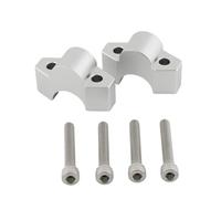 Abrazadera Montaje Motos Manillar Risers para HO&NDA ADV 150 160 350 2022 2023 2024 X-ADV XADV 750 Todos Los Años Manillar Riser Clamp Mount Adaptador Atrás Mover 2 Uds(Plata,29mm)