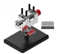 Abrazadera multifunción de acero inoxidable con mecanismo de ajuste rápido para proyectos de artesanía, mantenimiento industrial, banco de trabajo de sujeción portátil para ingenieros
