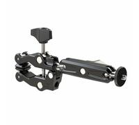 Abrazadera multifuncional para fotografía de cámara con clip fuerte de llenado de 1/4, abrazadera de montaje de luz de doble diseño de cabeza esférica