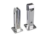 Abrazadera Panel De Vidrio Cerca La Piscina Soporte Escalera | Abrazadera de montaje de barandilla de barandilla de cubierta de piso de balaustrada de espita(22cm-color 1)