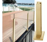 Abrazadera para barandilla de barandilla de escalera y balaustre para porche, pabellón, piscina, soporte de cristal, ideal para decoración moderna