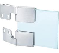 Abrazadera para bisagra de puerta de cristal, Bisagras pivotantes, bisagra de puerta, 2 piezas, bisagras ocultas for muebles, herrajes for, accesorios for cerradura
