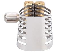 Abrazadera para boquilla de saxofón Comiendo alto ,Abrazadera de Clip de ligadura de Metal para saxofón ,pieza de accesorio de boquilla de saxofón con cabeza de flauta de forunsolo tornillo