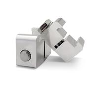 Abrazadera para cable de acero Tarjeta de gancho doble con perno pinza tipo C aleación aluminio(Double Caliper M12)