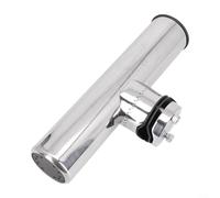Abrazadera para caña de pescar, acero inoxidable de grado marino, soporte para caña de pescar de barco ajustable en 360° para rieles de 22-51 mm, diseño de abrazadera (28-32 mm)