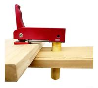 Abrazadera para carpintería y procesamiento de metales ligeros con construcción de aleación de aluminio y selector de fuerza de sujeción de tres posiciones (B)