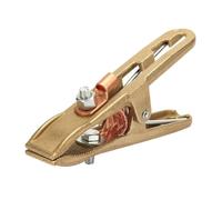 Abrazadera para el cable de tierra de soldadura Abrazadera de tierra for soldadura en forma de A, Clip de Material de latón for máquina 260/300/500A, 1 ud.(500A)