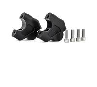 Abrazadera para Elevadores Manillar CB650R CB650 R 2019- CB 650 Kit Aluminio, Adaptador Altura Elevación 35 Mm Extensión Manguera Freno(Black- No Logo)