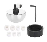 Abrazadera para engaste de anillos de joyería, herramienta profesional de engaste con 7 matrices de anillos antideslizantes, bola de grabado de anillos en acero inoxidable para un