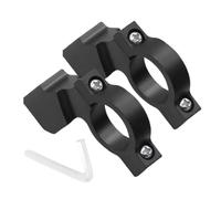 Abrazadera para espejo retrovisor de motocicleta - 2 piezas universales de aluminio, estructura de soporte resistente y resistente, adaptador de estabilidad | Accesorios para manillar, camping,